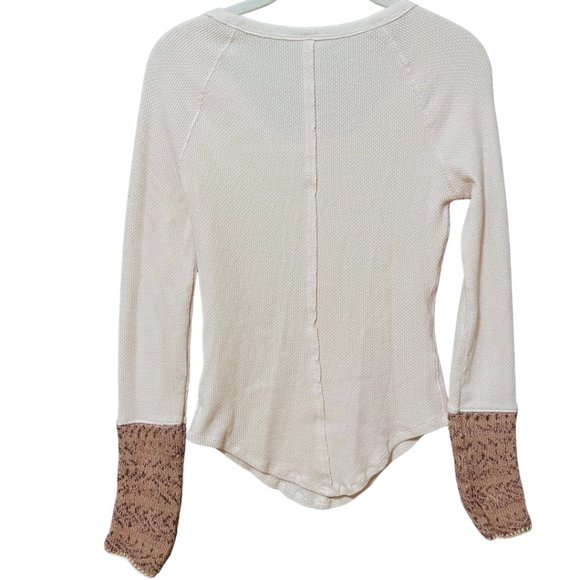 Free People Ski Lodge Alpine Cuff Thermal, Blush Pink, Size XS - Picture 4 of 5
